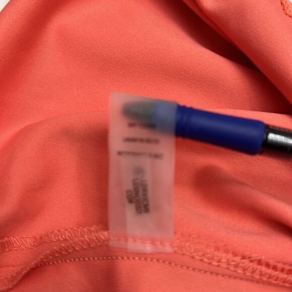 Karl Lagerfeld peachy pink scalloped pear midi dress size 16 - Picture 12 of 12